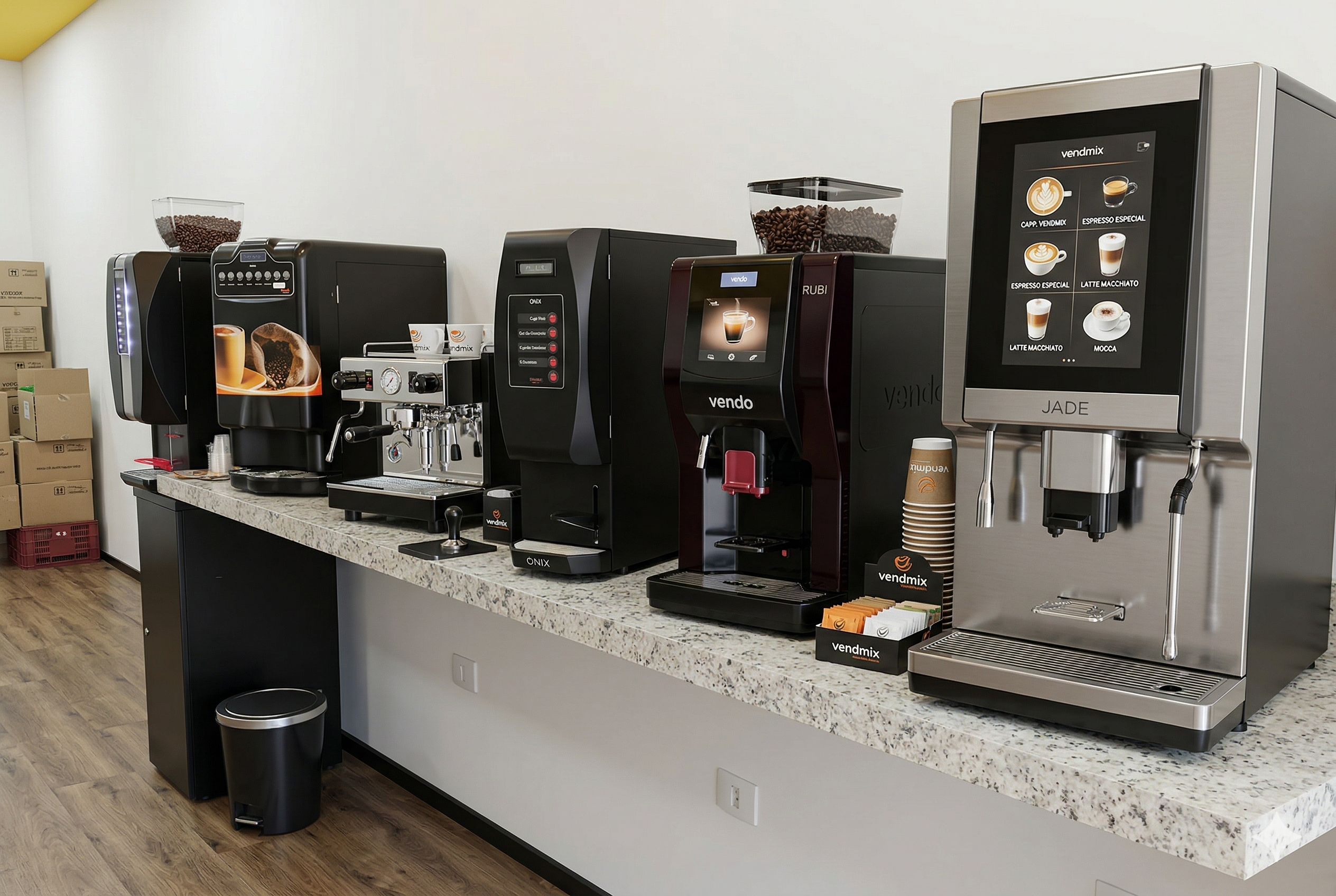 Máquinas de café profissionais Vendmix